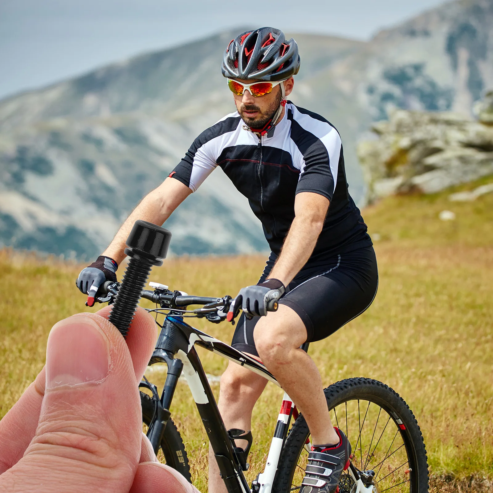 

6Pcs Bike Stem Bolts Versatile Compatible Mountain Bike Screws Replacement for Bottle Cage and Handlebar Stem Fixing