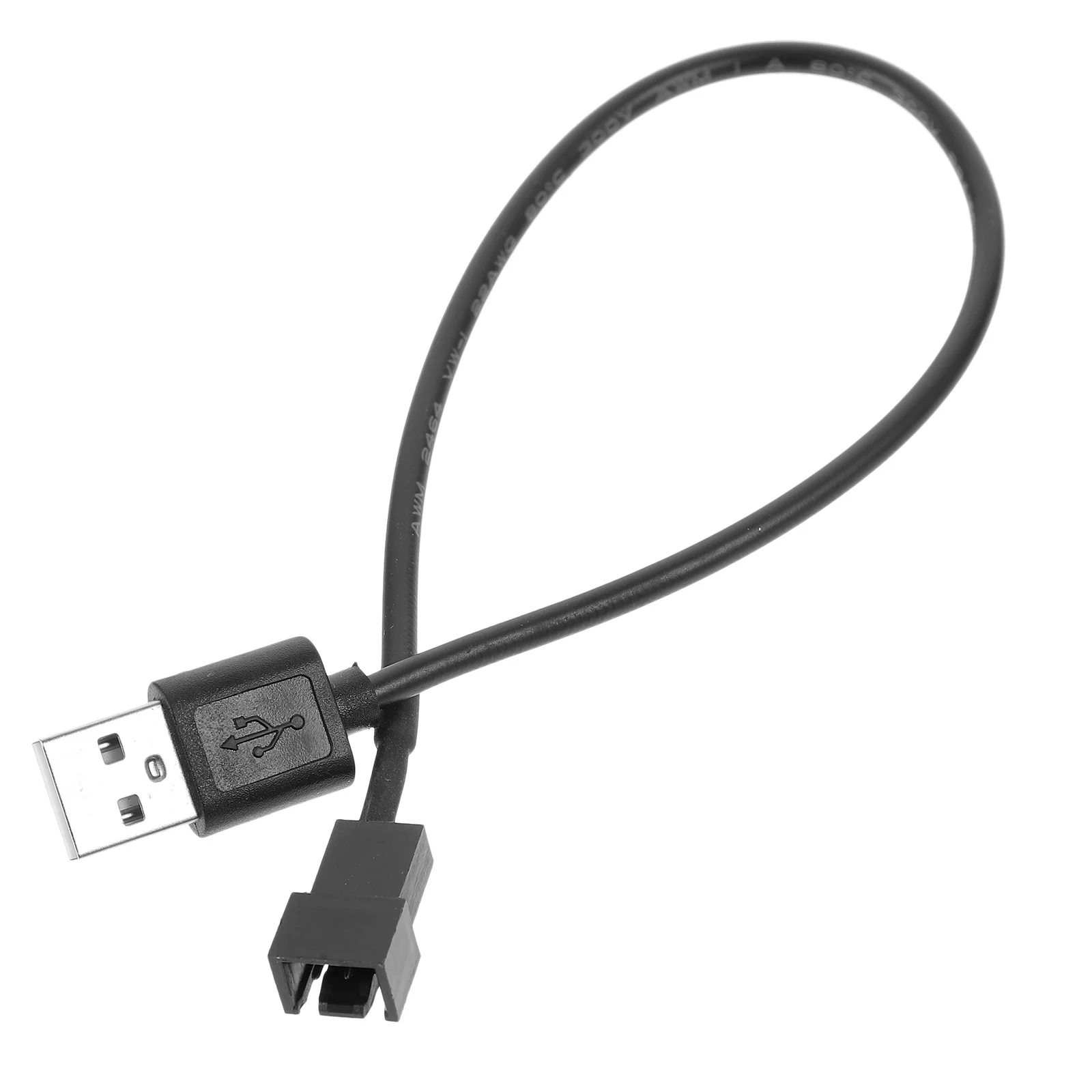 

5Pcs USB to 3Pin Fan Cable Versatile Pc Fan Adapter Cable Power Cord for 5V Computer Case Fans Laptop Desk Fans