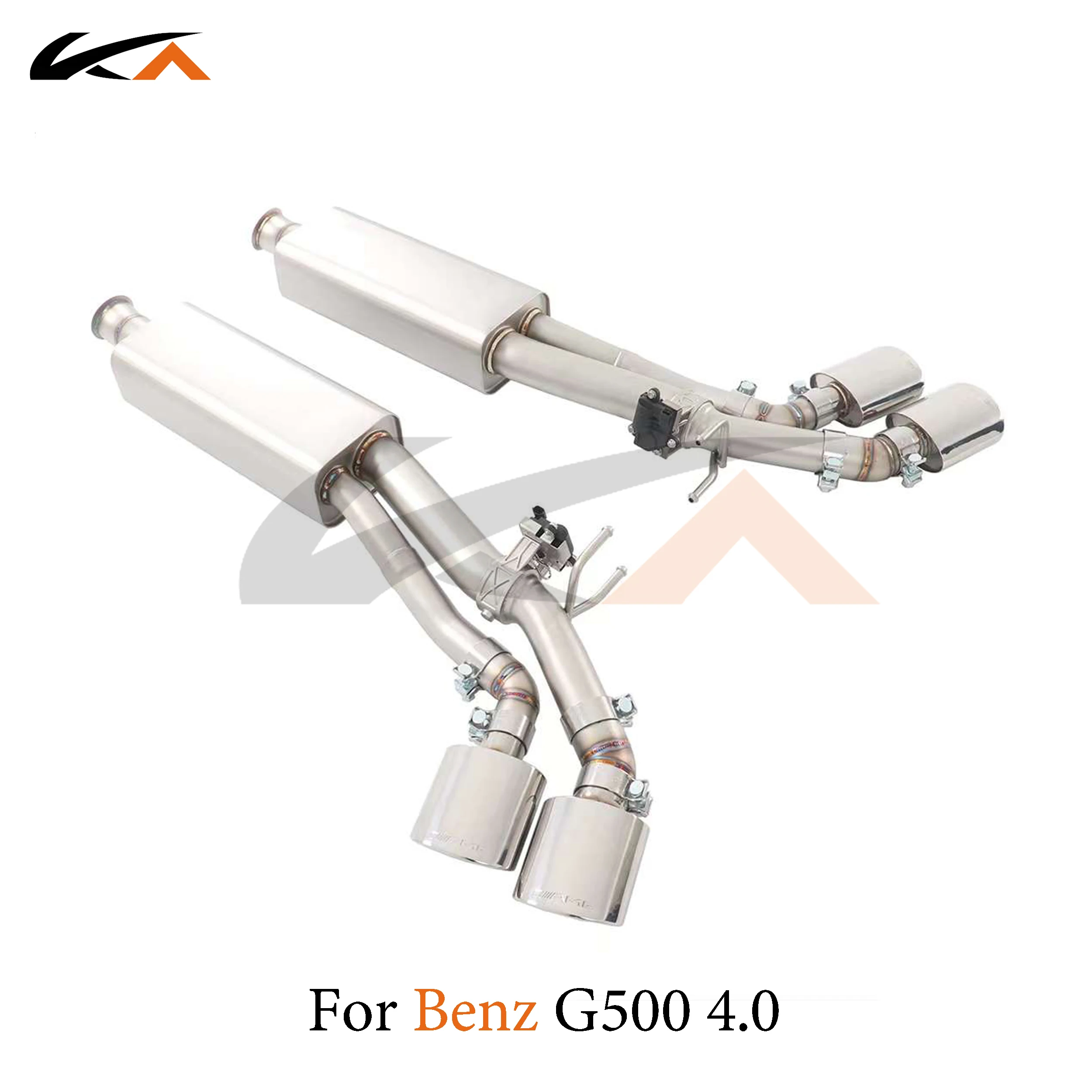 

KA Tuning exhaust system stainless catback for Mercedes-Benz G500 4.0T rear section performance muffler valve