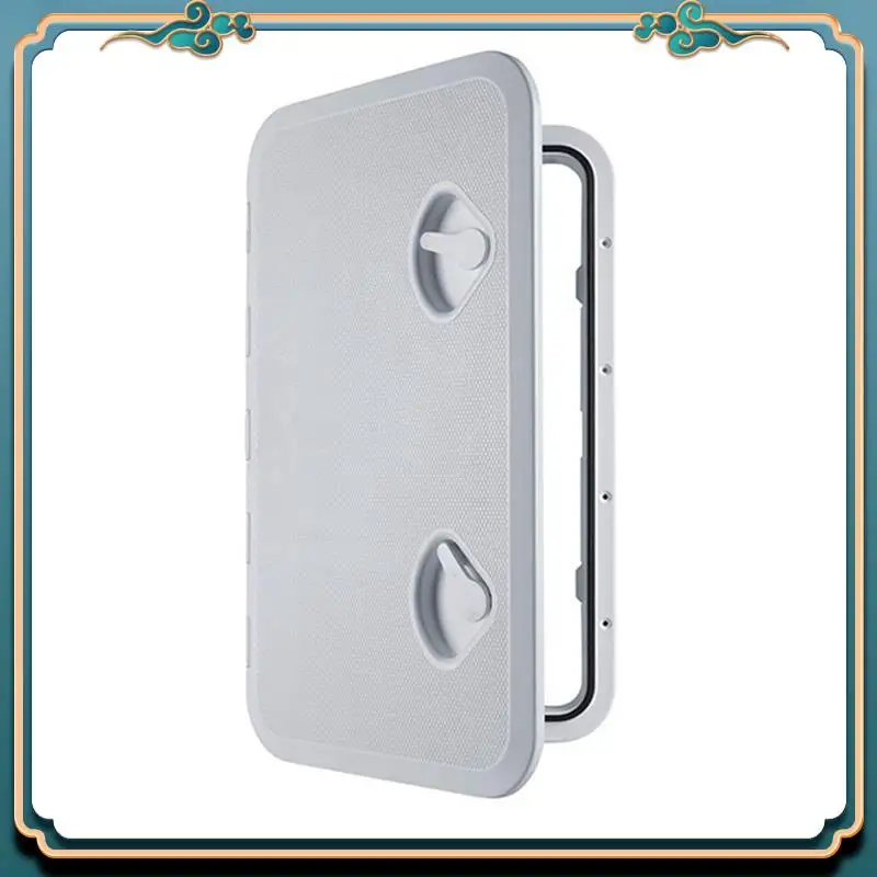 243X607mm Square Deck Cover Hatch Cover Hand Hole Cover ABS Plastic Anti-Aging Marine Yacht Speedboat RV Parts Accessories