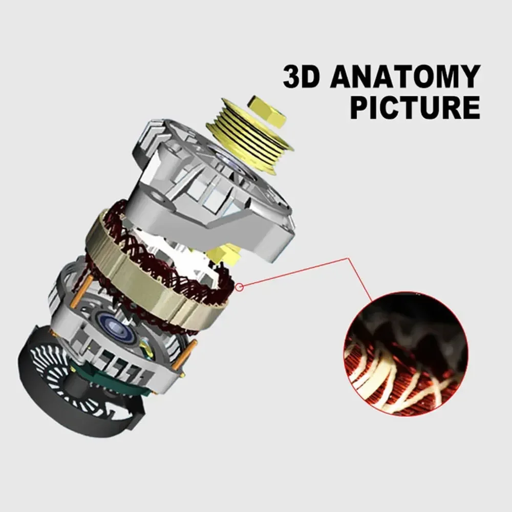 

Hot sales 10kw small household pulley generator AC voltage Generator modified range extender 110V 220V 380V