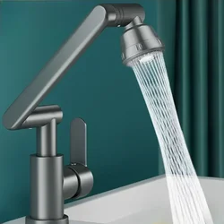 Hot and Cold Water Faucet for Kitchen and Bathroom, Mechanical Arm, Universal Washbasin, Washstand Basin