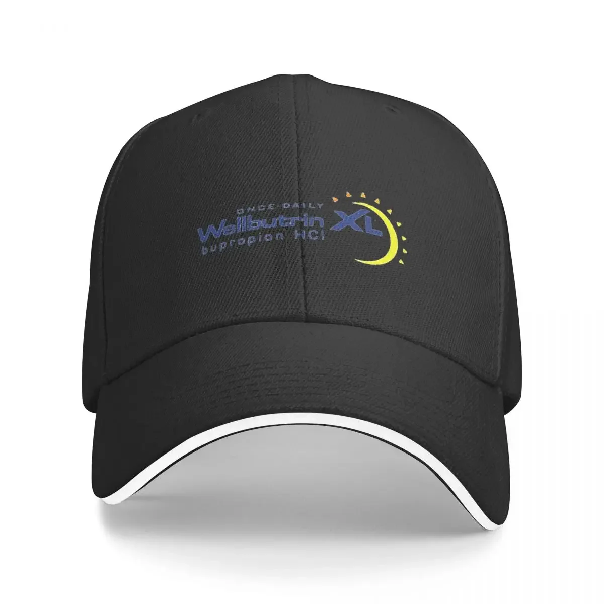 

Powered by Wellbutrin Baseball Cap Sun Cap Golf Wear Beach Outing custom Hat Women's Men's