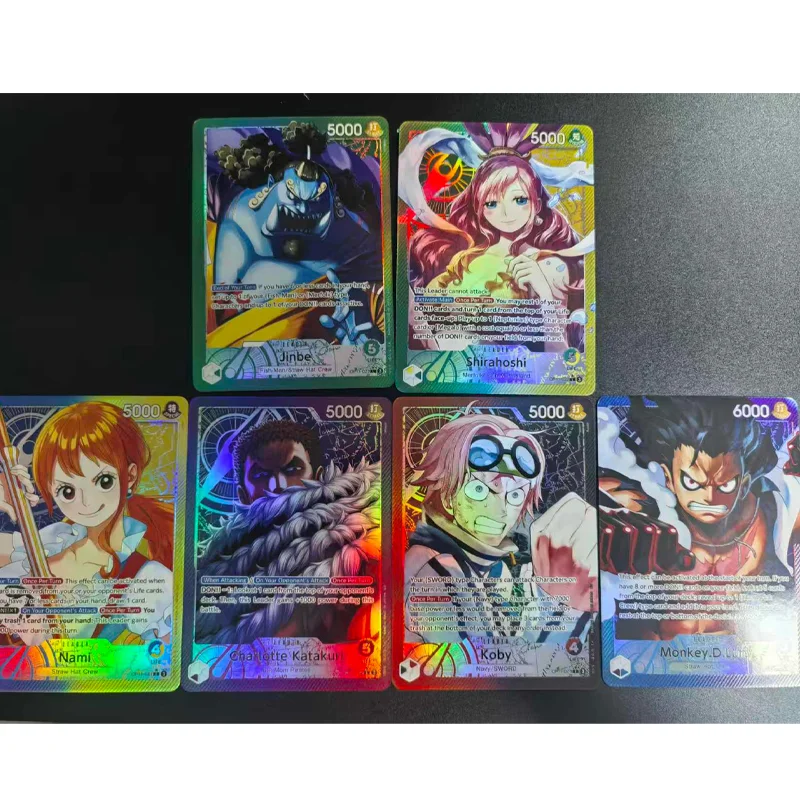 

Diy Proxy Opcg One Piece English Ver Card Game Op11 Jinbe Koby Shirahoshi Nami Katakuri Money D Luffy Collection Card