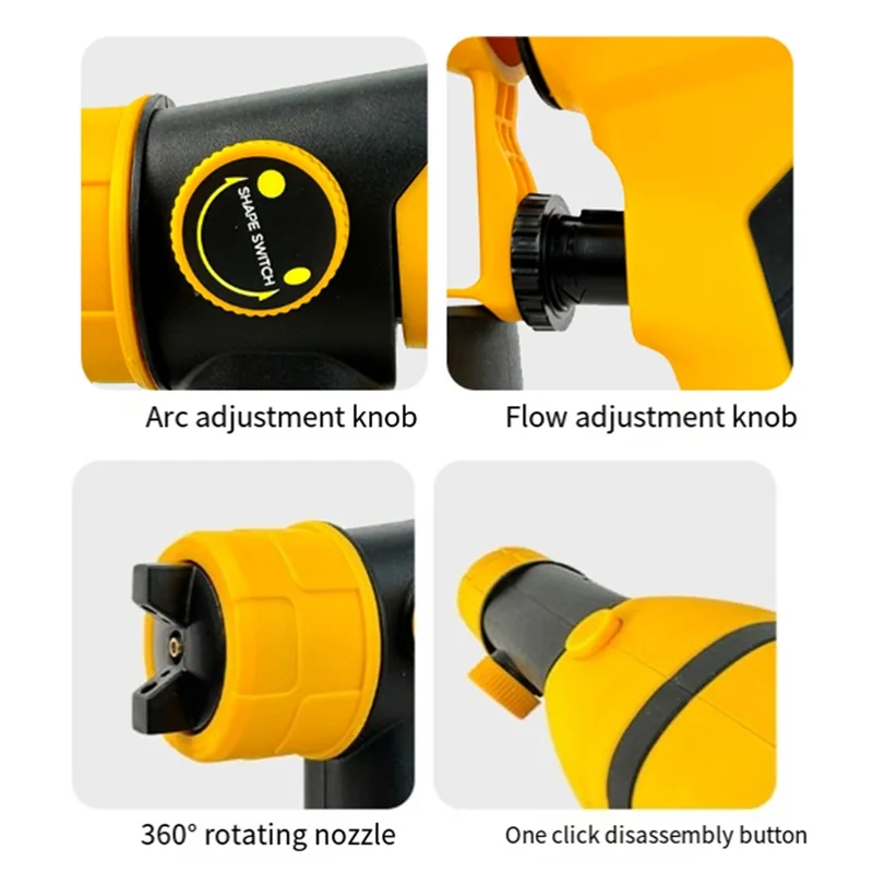 สําหรับ DeWalt 18V 20V แบตเตอรี่เครื่องพ่นสีไร้สายไฟฟ้าอัตโนมัติ Paint Sprayer ชุดเครื่องมือเครื่องมือไฟฟ้า