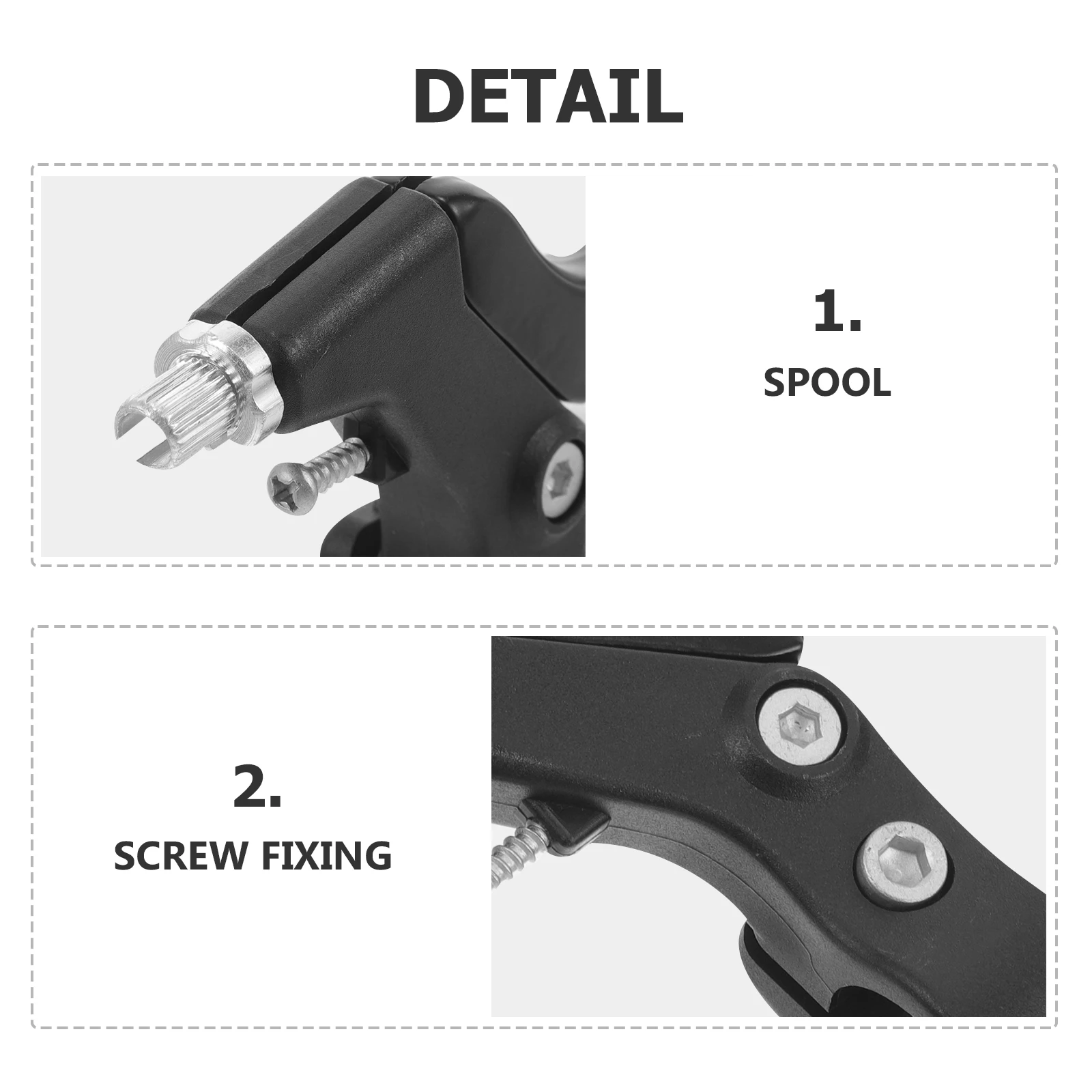 

2pcs Universal Bike Brake Lever Sturdy Durable Replacement Handle Lightweight Compact Essential Part Mountain Cycling Racing