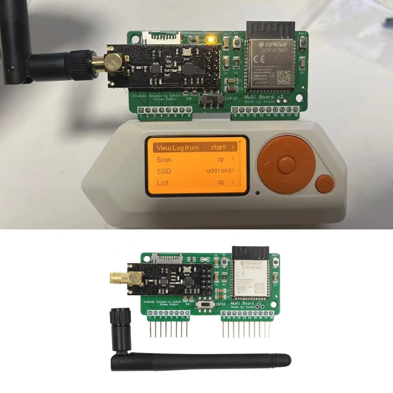 For FlipperZero NRF24+ESP32 Wireless WiFi multiboard Development board Expandable Multifunctional Board