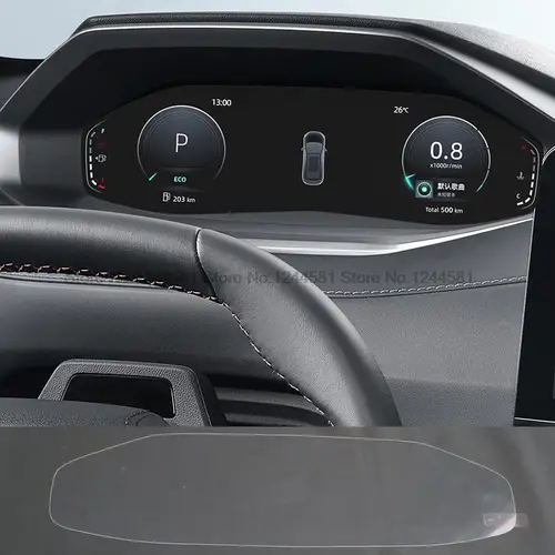 Imagen 2 del producto Vidrio Templado protector para Changan CS55 PLUS 2022, película para salpicadero de radio de navegación gps de segunda generación para información de entretenimiento de coche