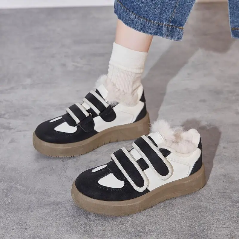 

Kawaii Casual Coat Set Fashion Children S Clothing Thick Sole Plush Slippers Women Outdoor 2025 New High Value Warm Cotton Shoes