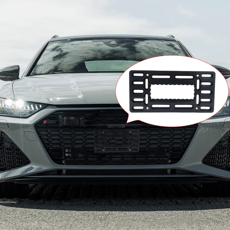 1Pcs Car License Plate Holder Bracket Frame Easy Install Anti-corrosion Number Plate Holder Universal Auto Exterior Accessories