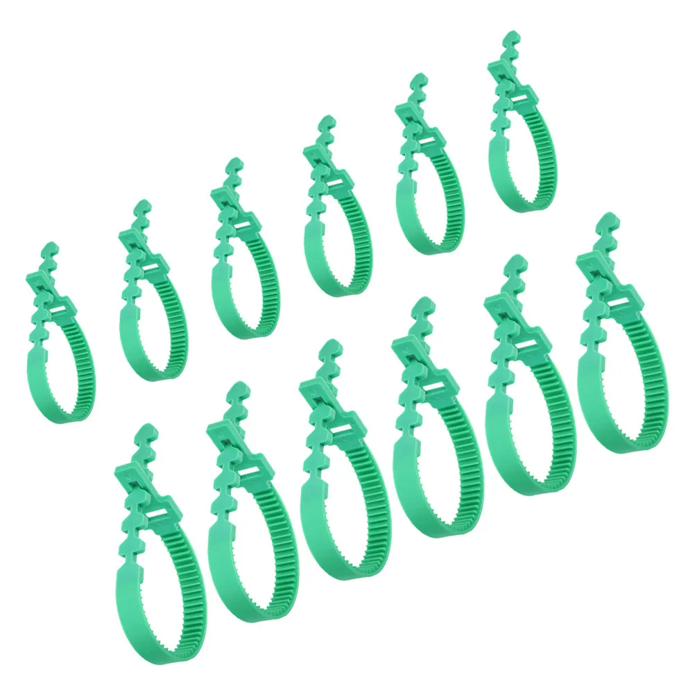 

12Pcs Garden Plant Twist Ties Adjustable Green Flexible Tree Stake Support Bands Reusable Vegetable Stem Shrub Plant Support