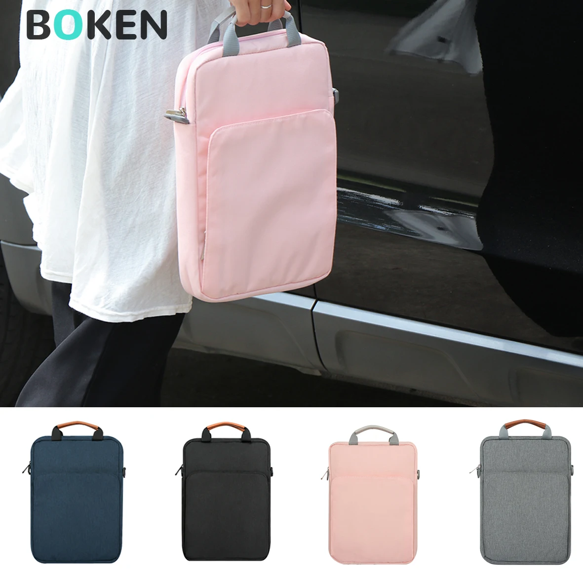 

Сумка через плечо для планшета iPad Pro 12,9 / Air 13 дюймов, сумка для планшета Samsung до 13-дюймовых планшетов, водонепроницаемый чехол с карманами