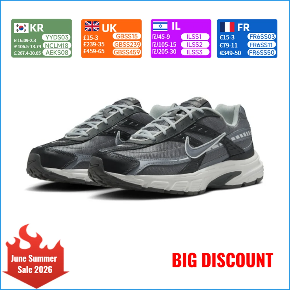 

Nike Initiator Low-Top Running Shoes for Men Anti-Slip, Durable, Cushioned, Classic Style Model: IB3083-001