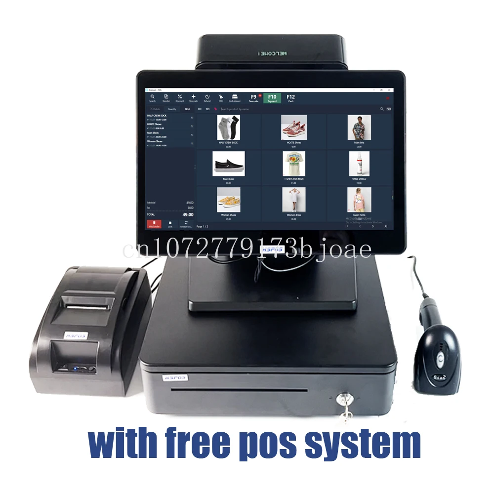 

Hsprinter Free Pos Software Cash Register Machine For Small Business Windows 10 Support Multiple languages and offline