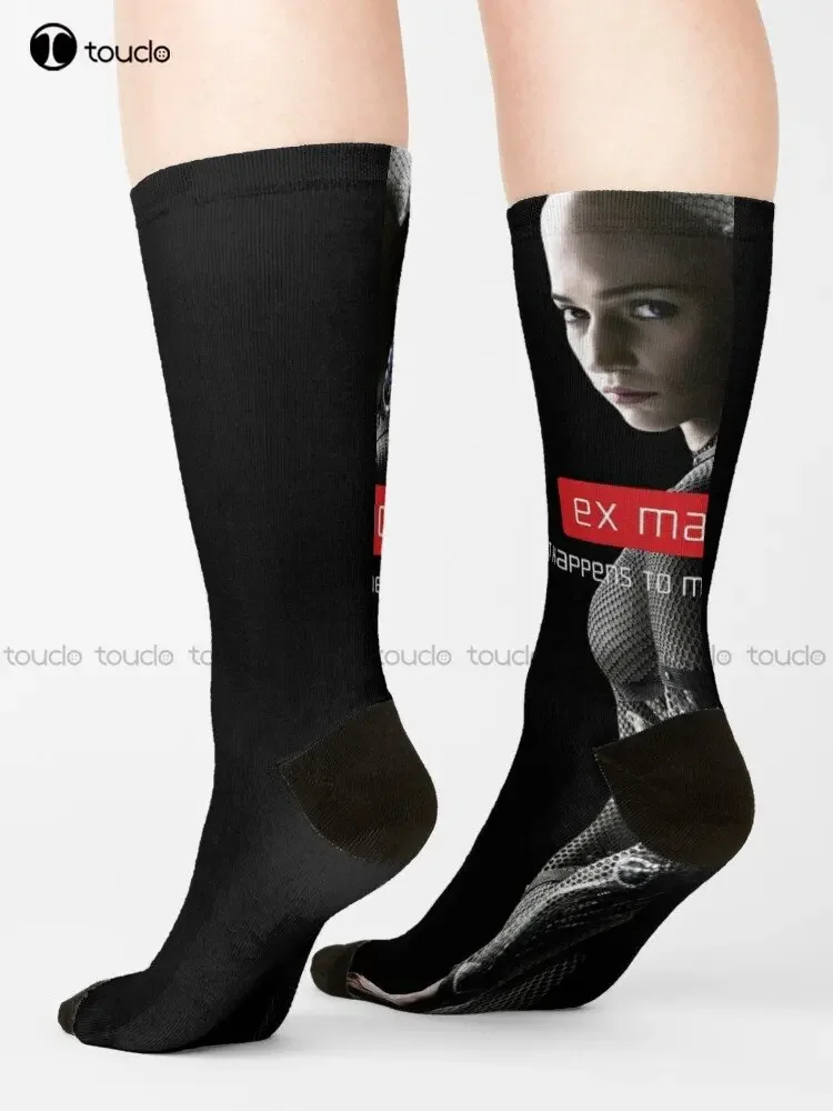 Ex Machina Movies, Oscar Isaac Socks Hiking Socks Women Personalized Custom Unisex Adult Teen Youth Socks Custom Gift Streetwear