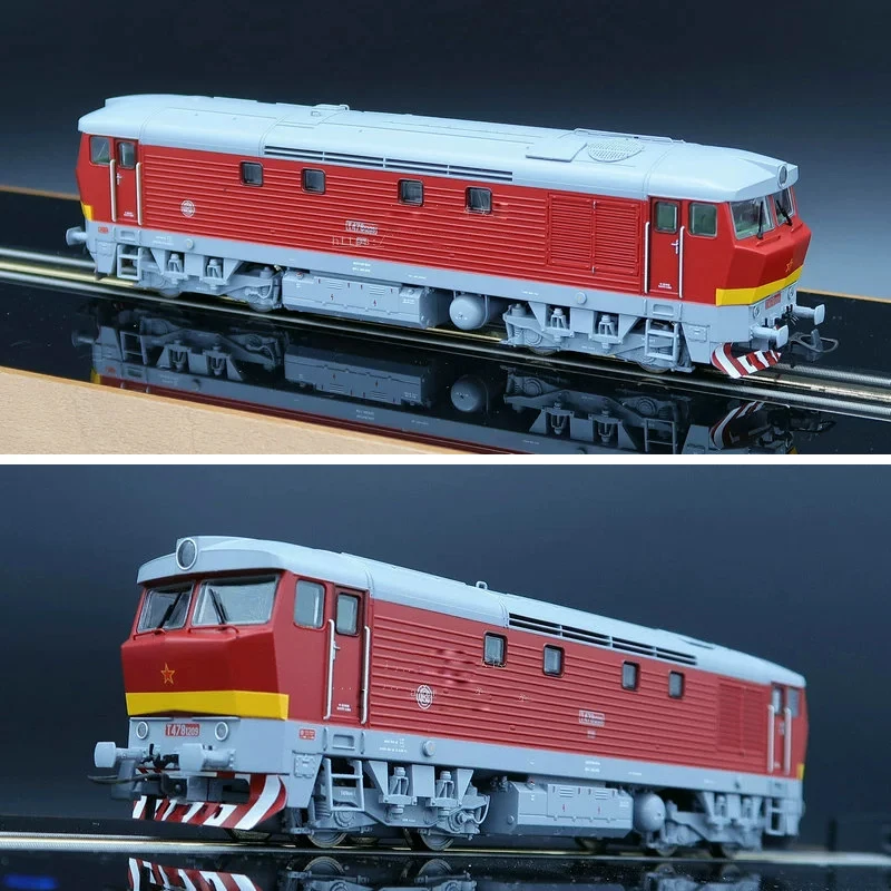 ROCO Train Model 1/87 70921 Czech CSD Fourth Generation T478 Digital Sound Internal Combustion Red Train Model