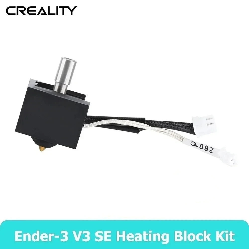 

CREALITY Ender 3 V3 SE Upgrade Heating Block Kit High Temperature Stainless Steel Throat Tube Hotend Heat Block for Ender-3 V3SE