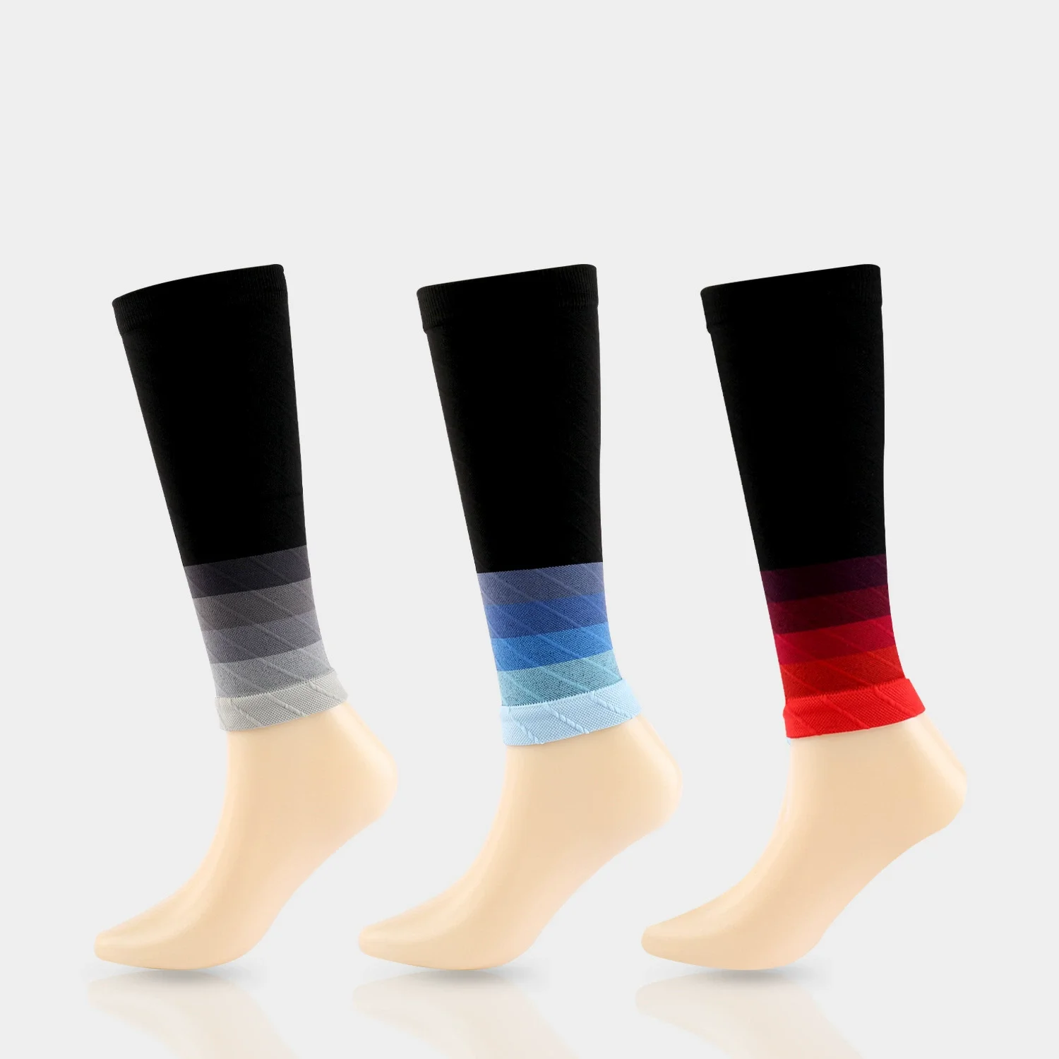 1 paio di maniche a compressione per polpacci manica per gamba da corsa 20-30 mmhg calzini per stecca per tibia uomo donna sollievo dall'affaticamento delle vene varicose