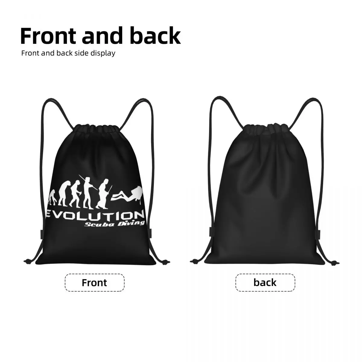 Sac à dos de plongée sous-marine pour hommes et femmes, évolution de la proximité de la plongée sous-marine, sac de sport Wstring, sac d'entraînement de plongée, cadeau amusant