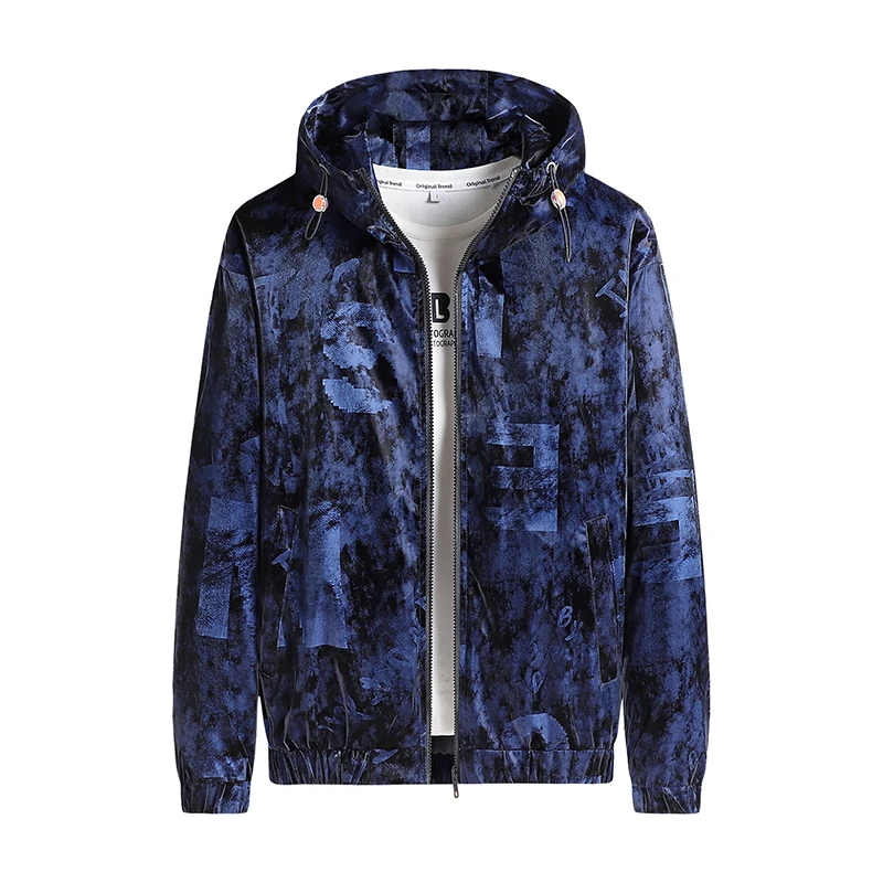 سترة رجالية ناعمة مقاومة للماء سترات صيد دافئة للمشي لمسافات طويلة وصيد الأسماك معطف بقلنسوة كاجوال