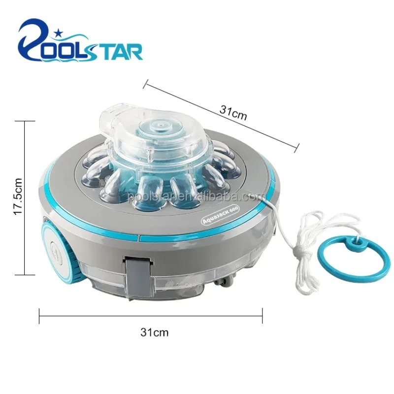 Airo Aquajack 600 Rechargeable Cordless Robot Vacuum Cleaner Efficient Automatic Pool Cleaner with High Suction Power Swimming view 5