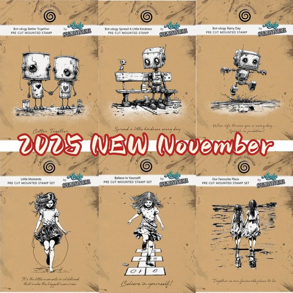 

Noteworthy Character Scenarios Clear Silicone Stamp Seal for DIY Scrapbooking Making Photo Album Decorative New Clear Stamp