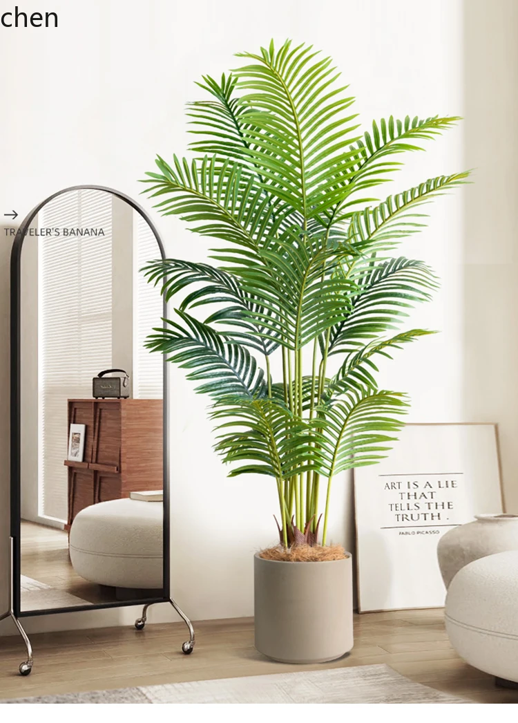 

YXY Living Room Artificial Green Plant Potted Indoor Ornament Floor Decoration