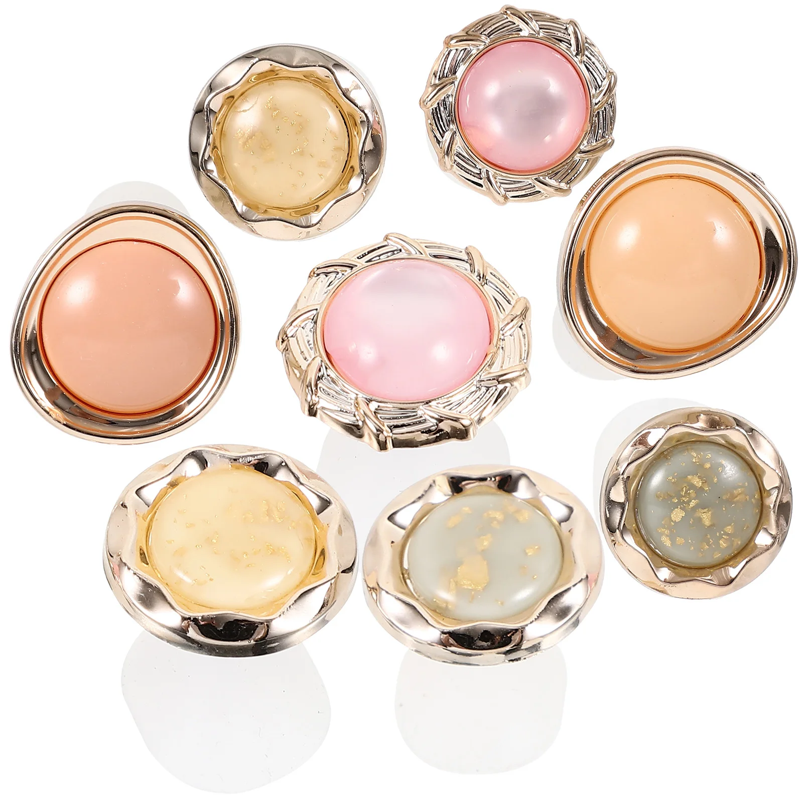 

8 Pcs Silicone Toe Separators Pedicure Nail Supplies Decorative Spacers for Manicure DIY Salon Use Safe Beautiful