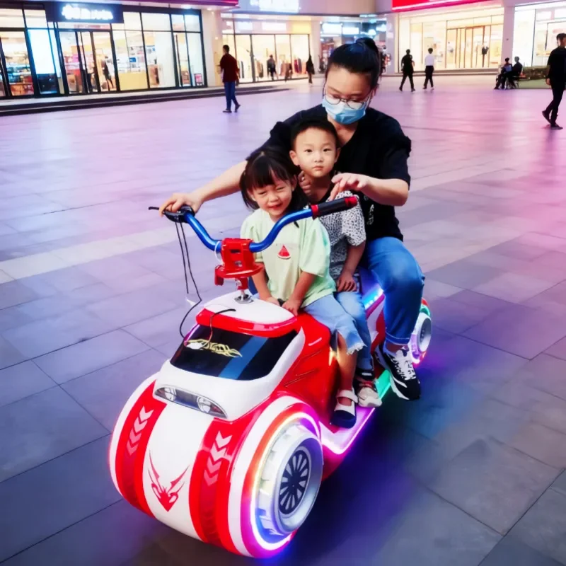Square Luminous Bumper Car 2025 Parent Child Amusement Ride Stall Equipment Direct Supply