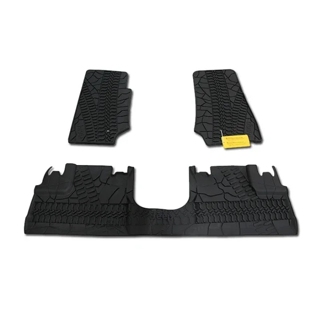 New Style Off-road Parts Anti-Scratch Carpet Set TPE Floor Mats Waterproof Car Mats For Wrangler For JK 2Door