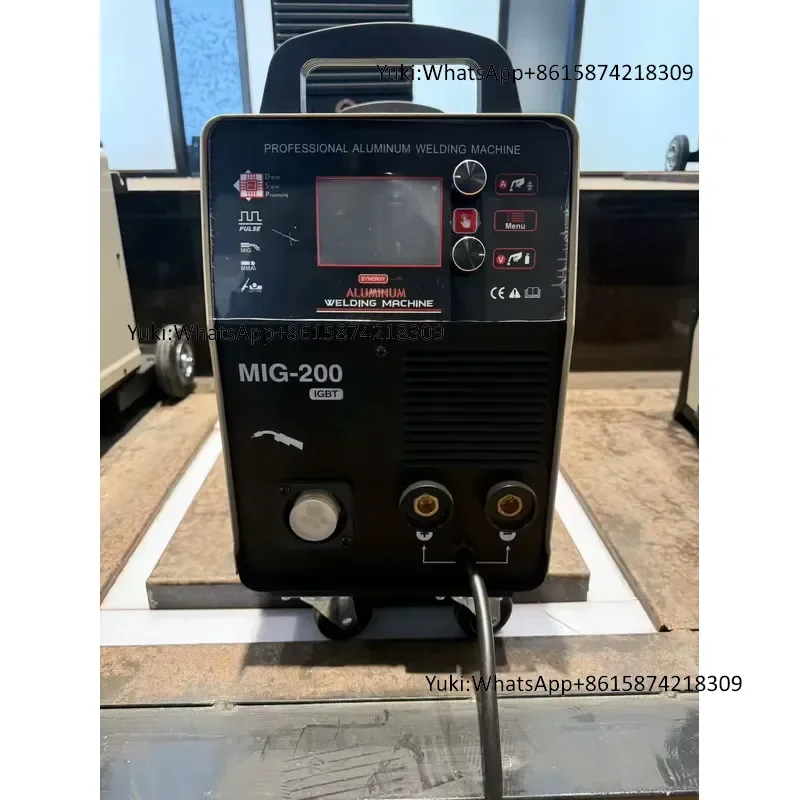 New PONEY MIG-200 220V multifunctional MIG welder, double pulse 40% duty cycle, digital control 0.8-1 wire diameter