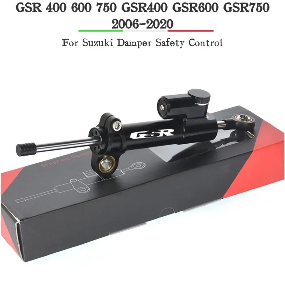 Amortisseur de moto universel CNC, stabilisation de direction, contrôle de sécurité, pour Suzuki GSR 400 600 750 GSR400 GSR600 GSR750 2006 – 2020