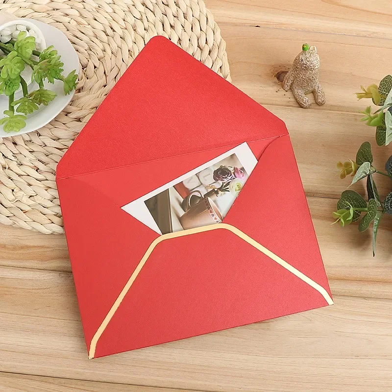 Convite de casamento criativo e bonito Envelope, negócio, papel pérola, estilo ocidental high-end, presente