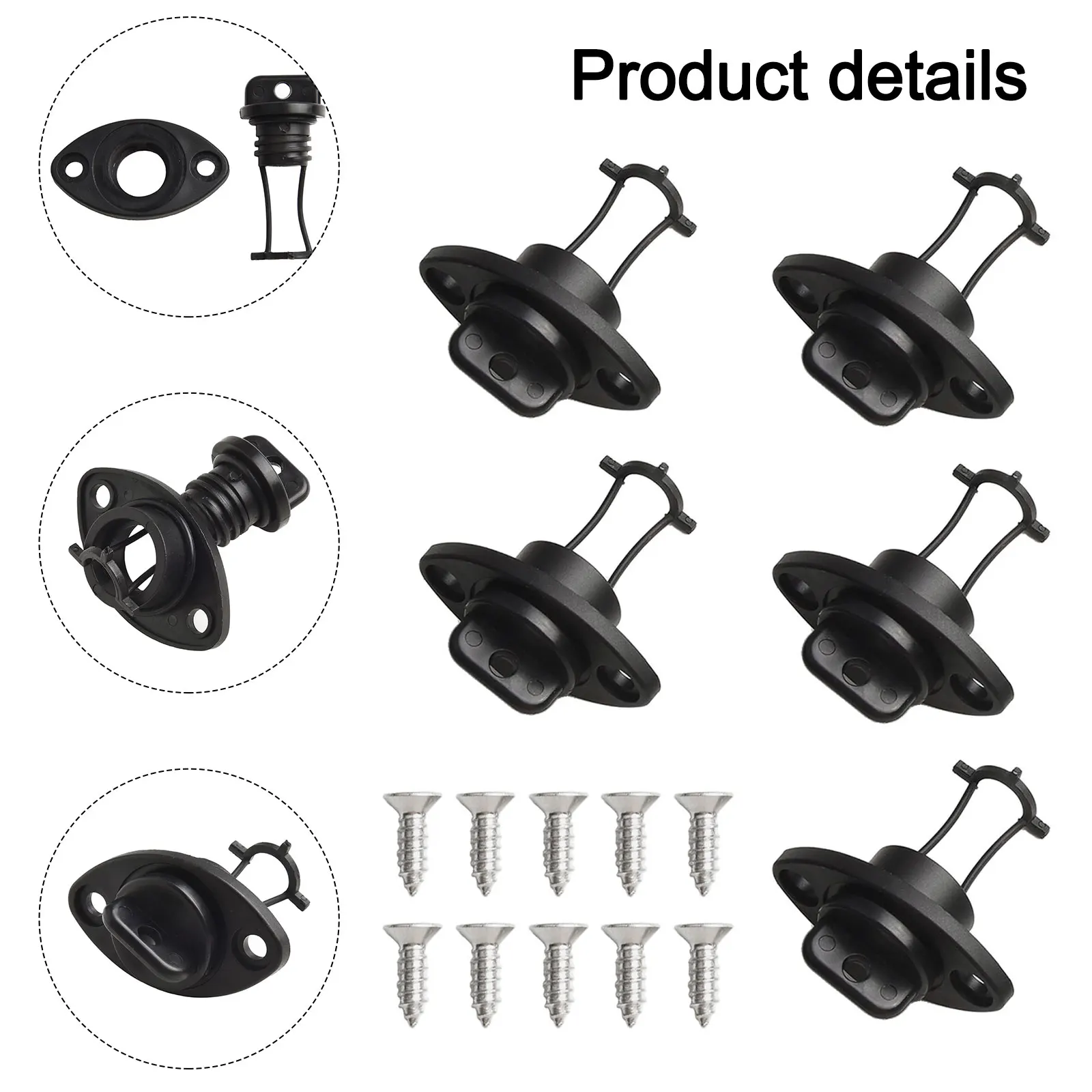 Boating Enthusiasts As Shown In The Figure Canoe Drain System Marine Drain Accessories PP Material Construction