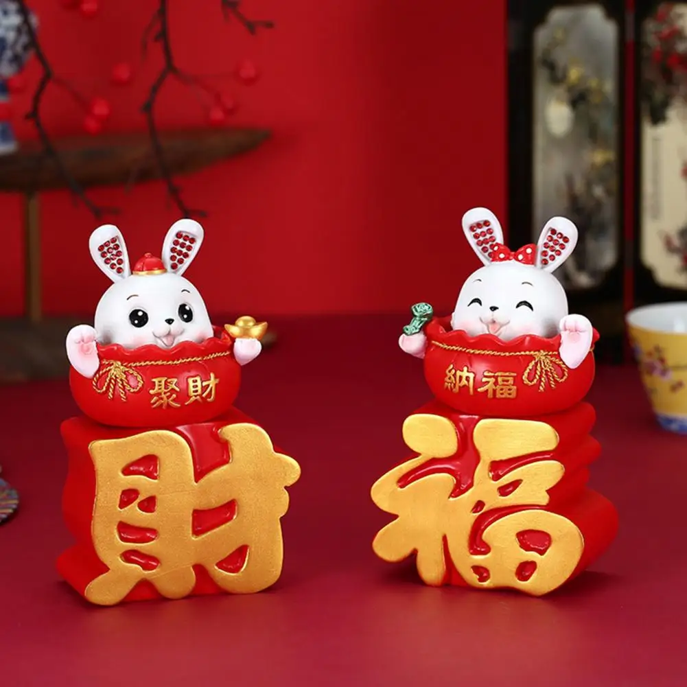 Beeldjes Hoofd Schudden Zegen Auto Konijn Telefoon Rack Dier Thuis Ornament