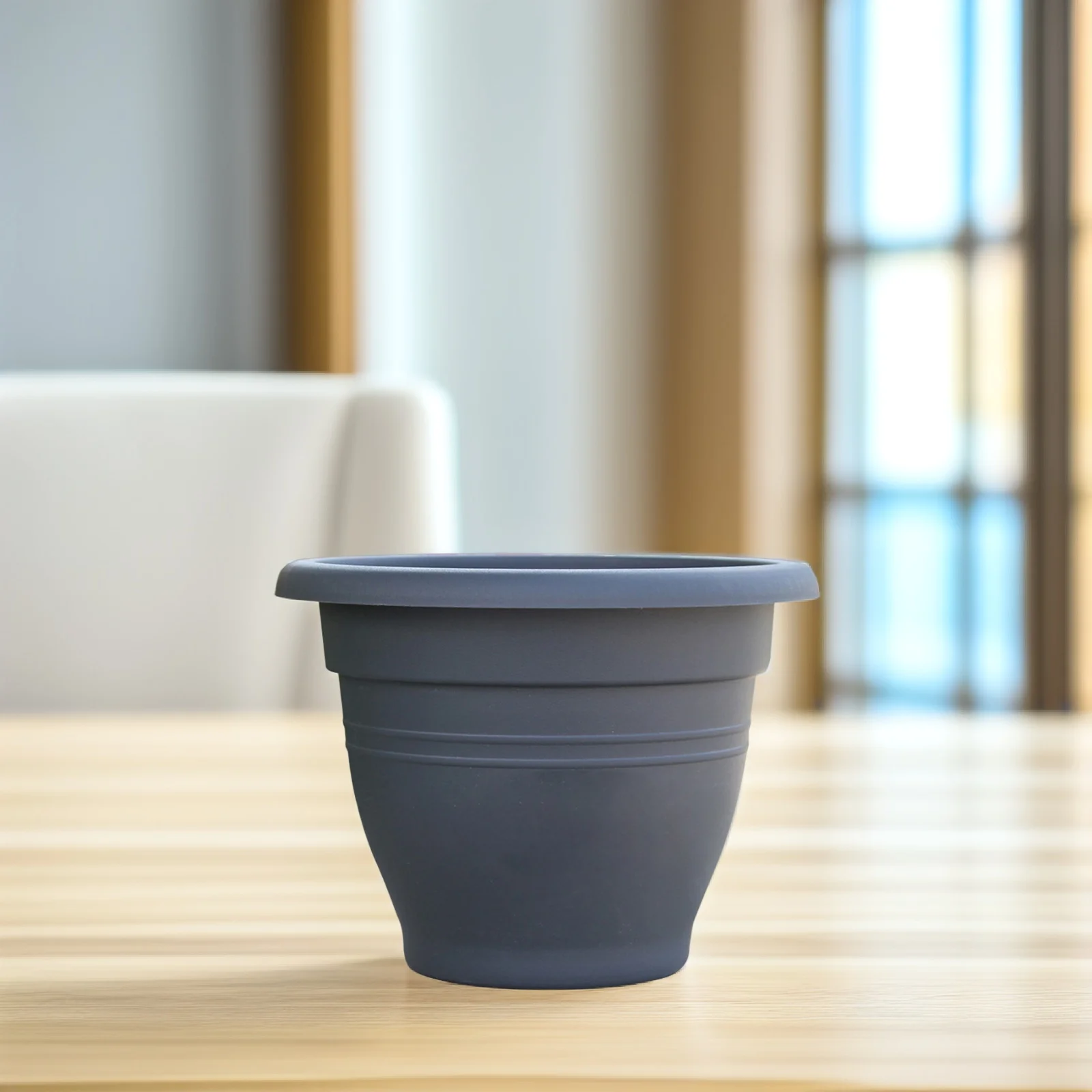 

3 Pcs Flower Pot Large Size Plants Planter Durable Resin Material Balcony Indoor Resin Flower Planter Garden Vase