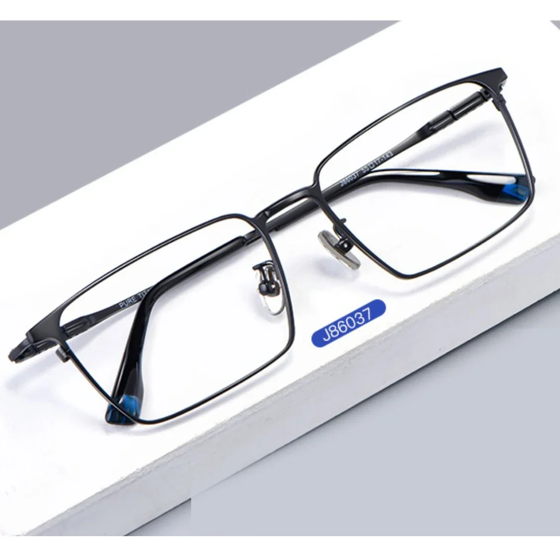 KUXA التيتانيوم نظارات رجل وصفة طبية العدسات النظارات البصرية قصر النظر مد البصر الرؤية التقدمية المسافة القارئ جودة العين #4