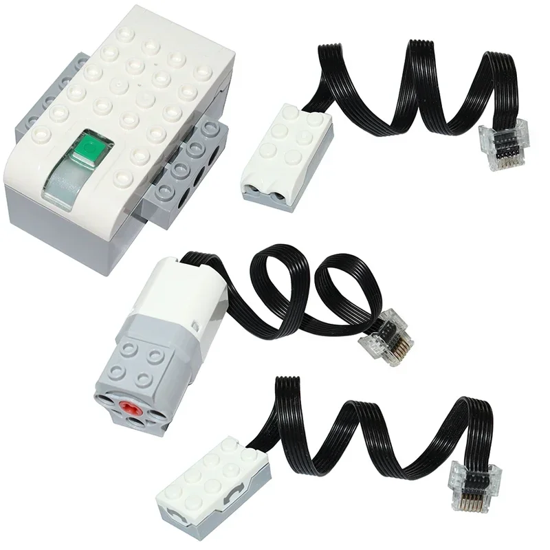 EV3 técnico WEDO 2,0 función de potencia piezas de ladrillo Motor medio Sensor de movimiento de inclinación bloques de construcción aptos para juguetes educativos 45300