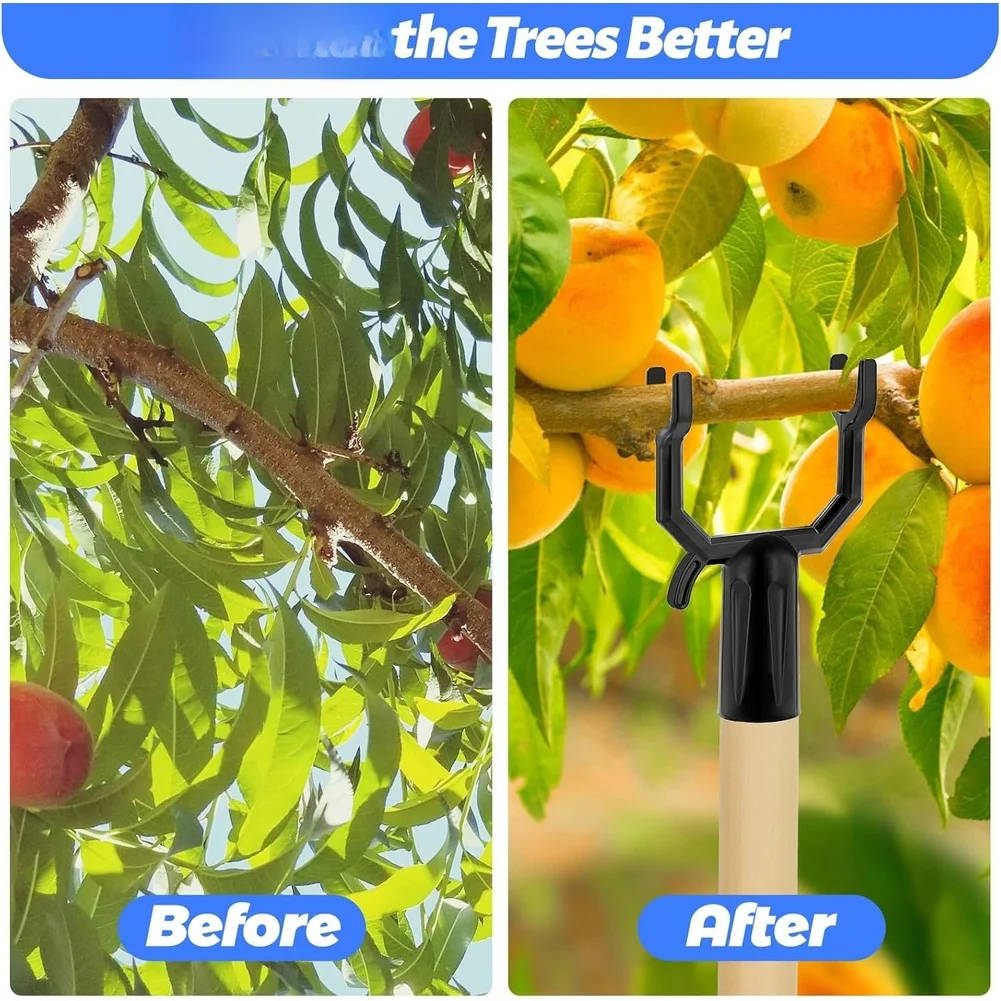 6Pack Aluminum Alloy Plant Branch Support Stakes For Fruit Trees Vineyard Gardening Branch Fixation Support Protection