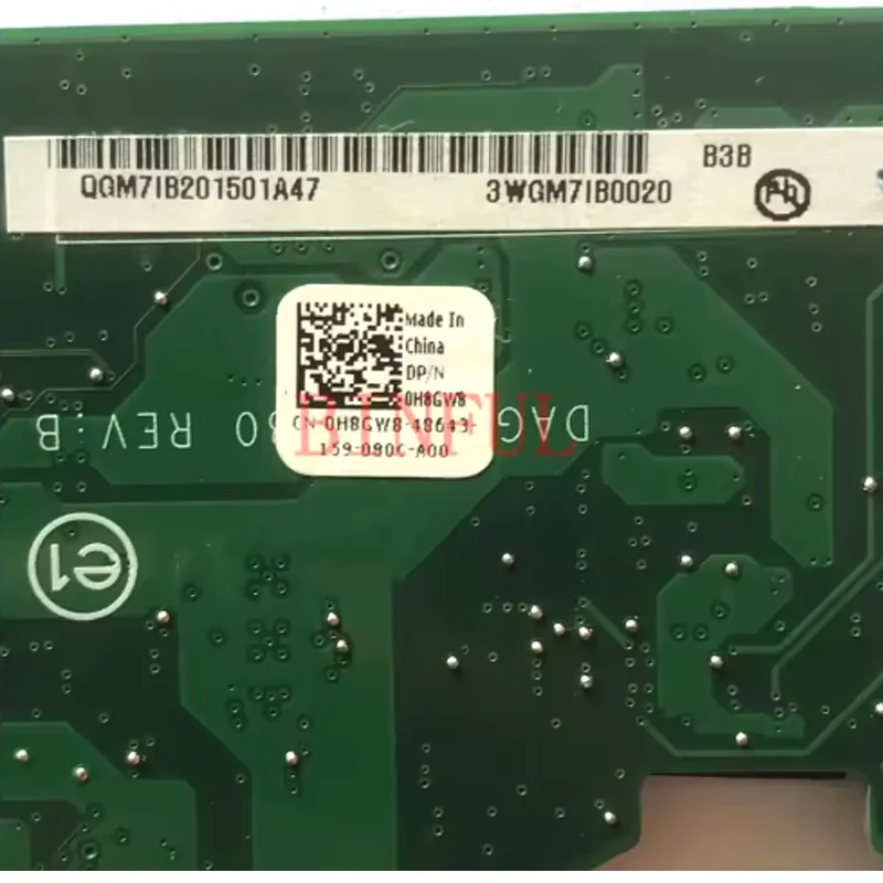 DAGM7CPI8B0 CN-0H8GW8 0H8GW8 H8GW8 لوحة رئيسية عالية الجودة لـ Dell XPS 17 L702X L701X لوحة USB HDMI لوحة الصوت 100% اختبار كامل