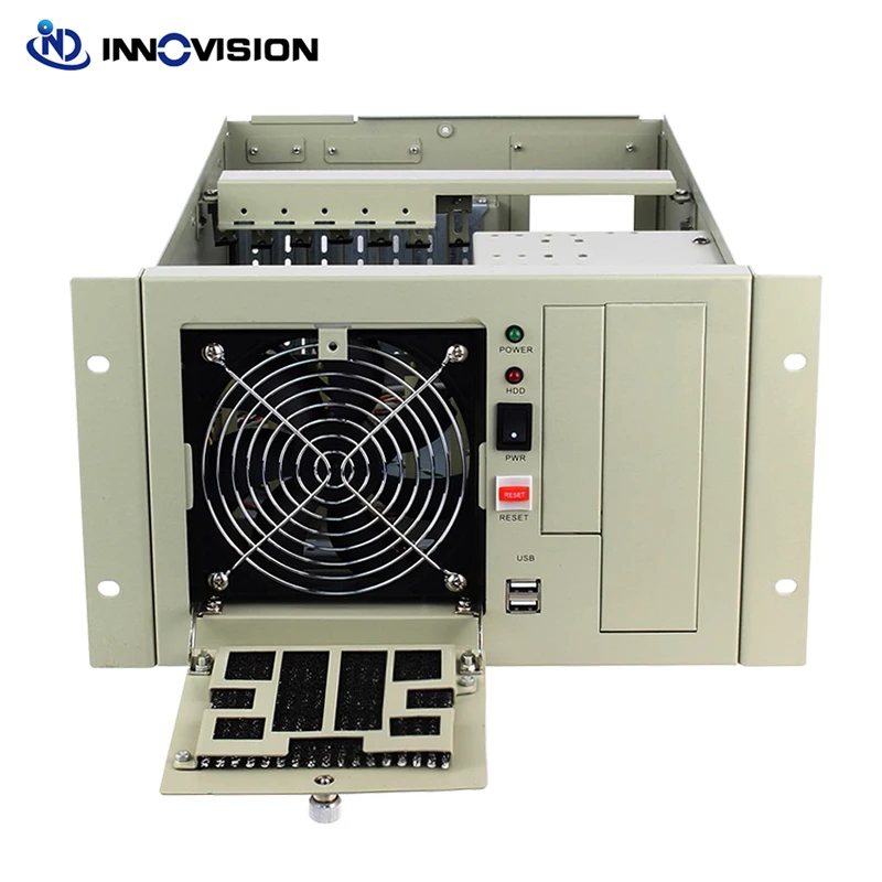 Factory Customization Available Desktop or wallmount industrial computer chassis support 7 slots SBC board IPC4007