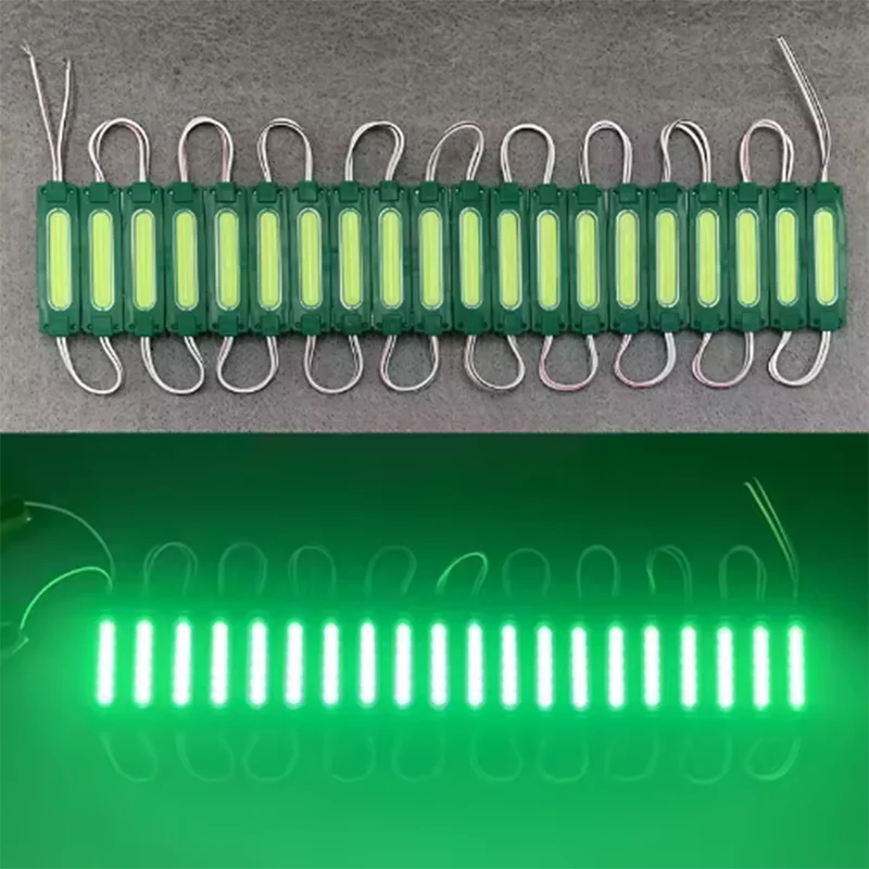 2025 20/100pcs/lot Injection with Lens COB LED Module Waterproof LED Back Light Backlight for Sign Channel Letter DC24V 2W IP68
