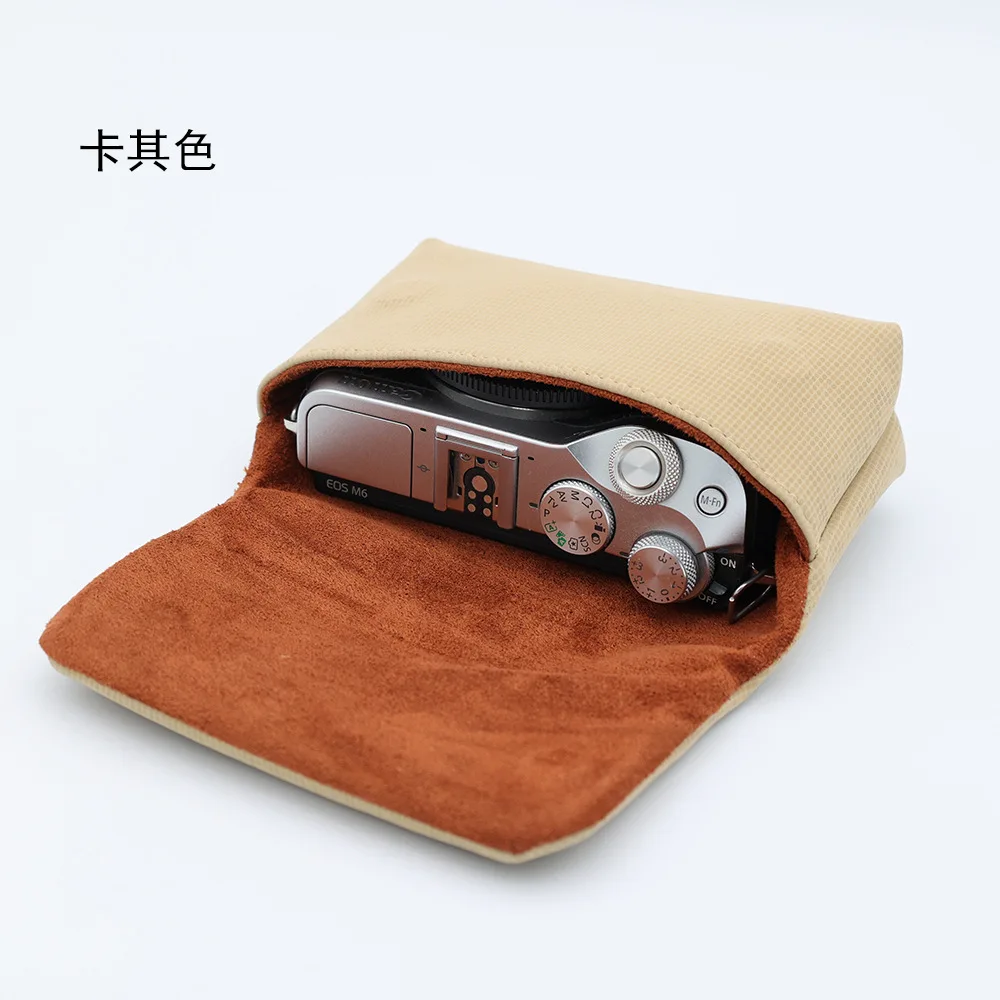 Camera Storage Bag Portable Camera Bag Case Storage Pouch Inner 11*7*4cm for So-ny ZV1 ZVE10 Body for Canon G7X III etc