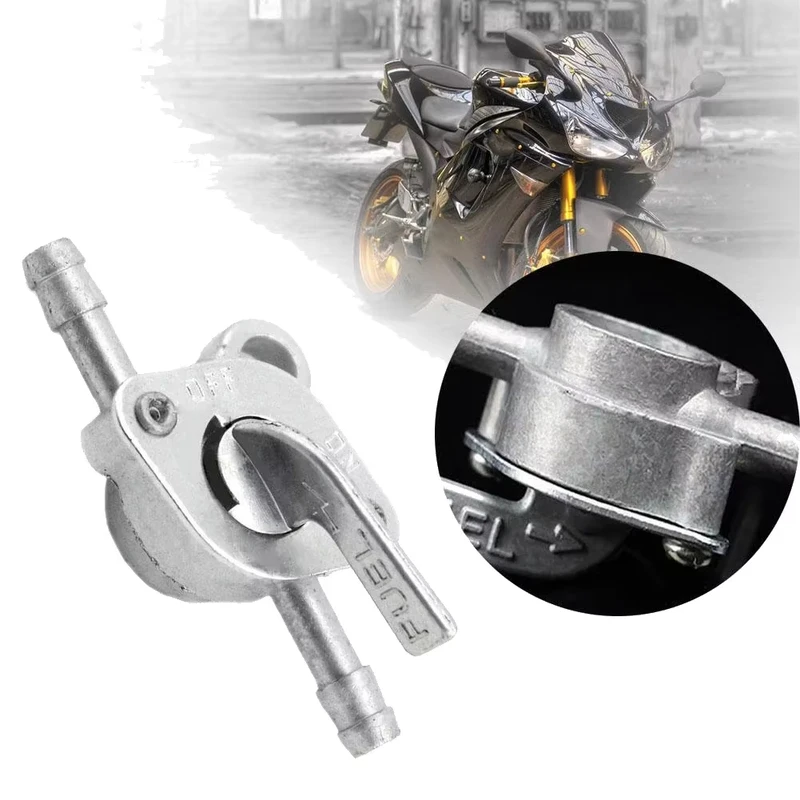 2pc Universal Fuel Tap Gas Petrol Valve Motorcycle Off-road Beach Bike Fuel Tank Switch Auto Key Ring On Off Accessories