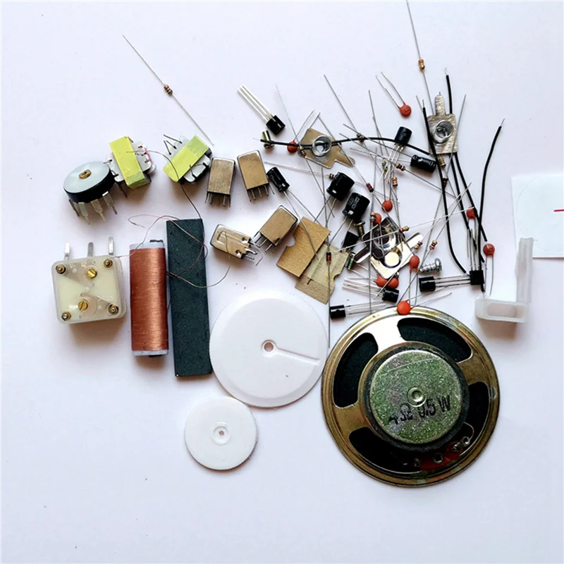 B68C 3 Set 7 Tube AM Radio Electronic DIY Kit Electronic Learning Kit HX108-2 DIY Kit Without Battery