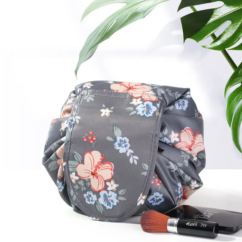 Fashion Cosmetic Storage Bag Women Travel Portable Make Up Bag Toiletry Beauty Case Organizer Waterproof Drawstring Makeup Pouch