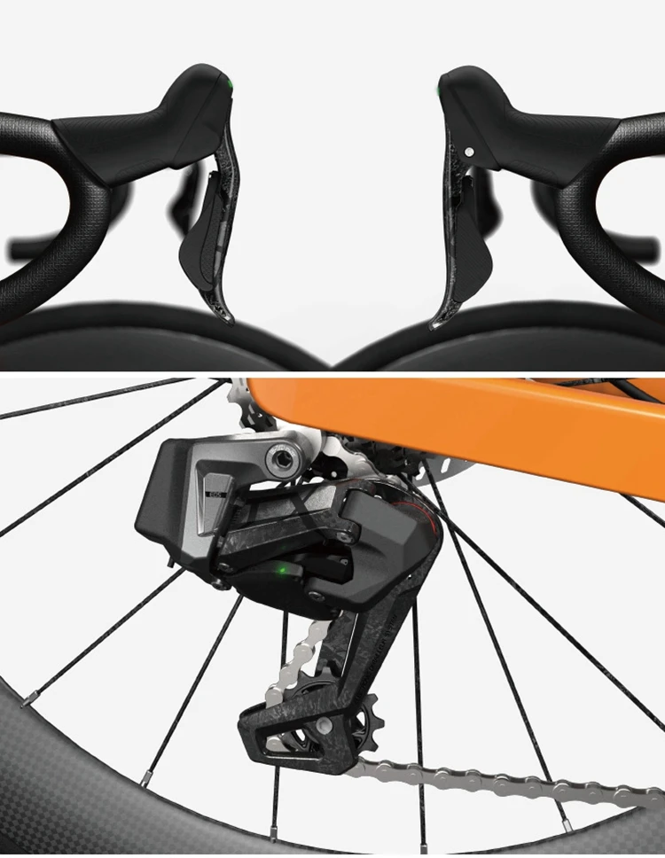 

TX Road Bike' Wireless Electronic Shift Rim Brake Transmission Kit 7-12speed Bike Parts