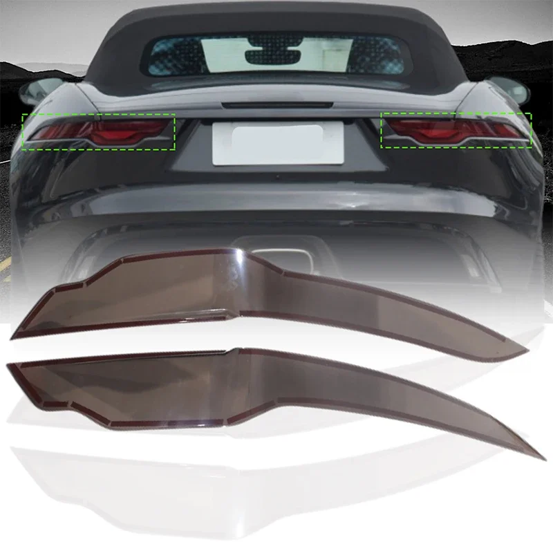 

For Jaguar F-TYPE 2021-2024 ABS Blackened Car Rear Tail Light Turn Signal Cover Trim Sticker Car Accessories