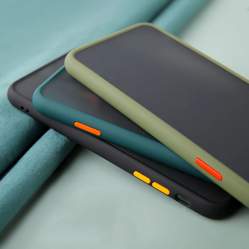 Shockproof Matte Case For Xiaomi Mi 11 Lite 5G NE 9s 10s 11s Poco X4 12 Redmi Note 10 9 12T 11T Pro Lens Protection Clear Cover