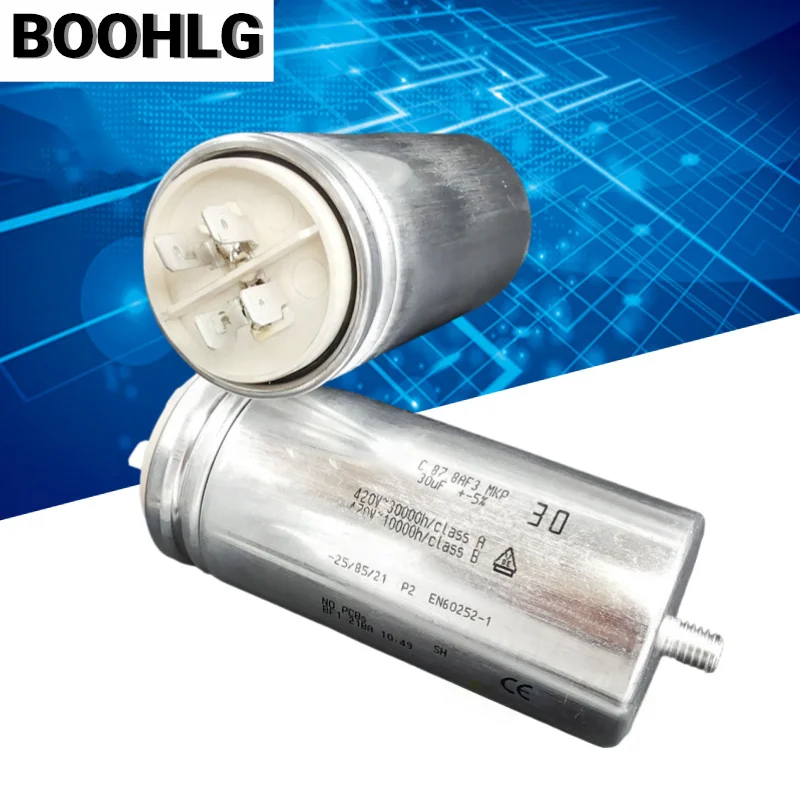 

1PCS C.87.8AF3 MKP 30uF fan motor start-up and running capacitor
